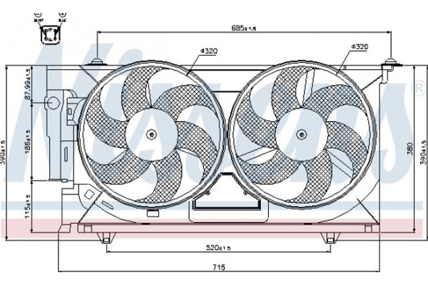 Nissens Βεντιλατέρ, Ψύξη Κινητήρα - 85321