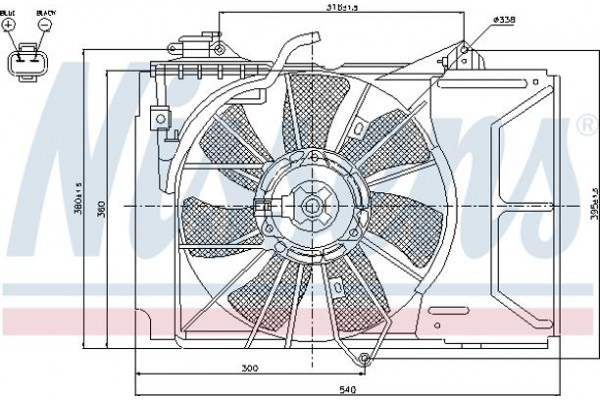 Nissens Βεντιλατέρ, Ψύξη Κινητήρα - 85328