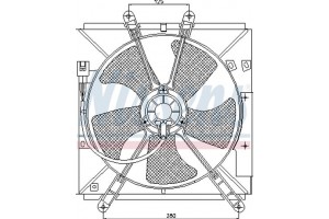 Nissens Βεντιλατέρ, Ψύξη Κινητήρα - 85330