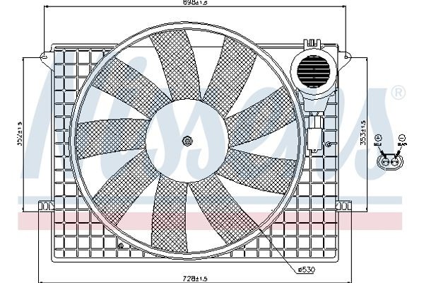 Nissens Βεντιλατέρ, Ψύξη Κινητήρα - 85401