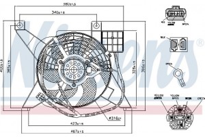 Nissens Βεντιλατέρ, Ψύξη Κινητήρα - 85476