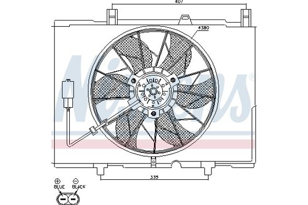 Nissens Βεντιλατέρ, Ψύξη Κινητήρα - 85489
