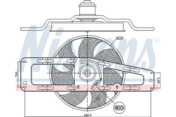 Nissens Βεντιλατέρ, Ψύξη Κινητήρα - 85498