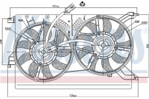 Nissens Βεντιλατέρ, Ψύξη Κινητήρα - 85523