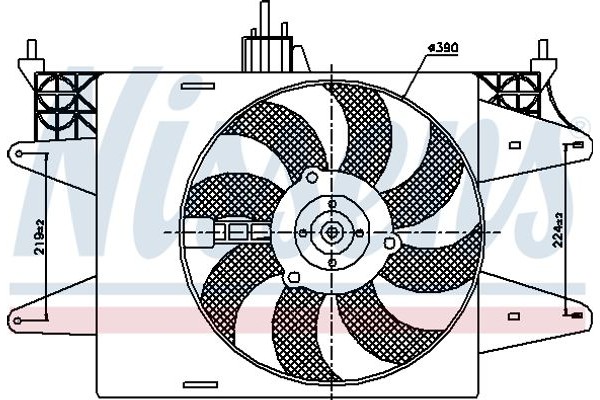 Nissens Βεντιλατέρ, Ψύξη Κινητήρα - 85572
