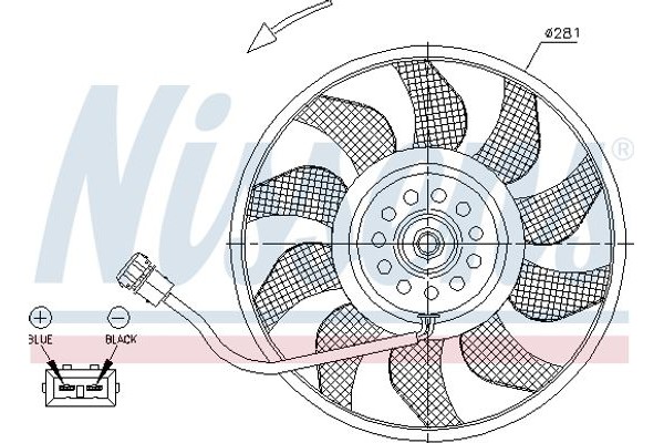 Nissens Βεντιλατέρ, Ψύξη Κινητήρα - 85618
