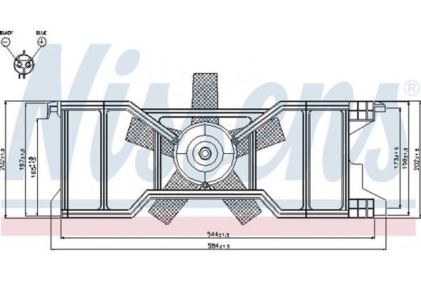 Nissens Βεντιλατέρ, Ψύξη Κινητήρα - 85630