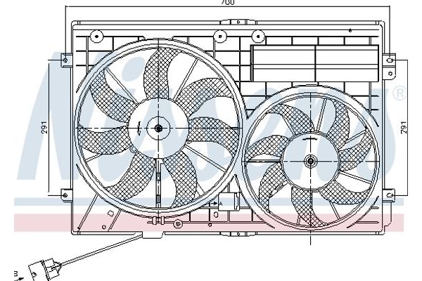 Nissens Βεντιλατέρ, Ψύξη Κινητήρα - 85643