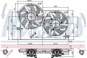 Nissens Βεντιλατέρ, Ψύξη Κινητήρα - 85696