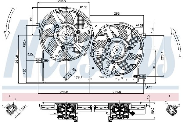 Nissens Βεντιλατέρ, Ψύξη Κινητήρα - 85696