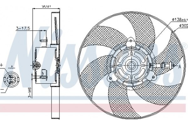 Nissens Βεντιλατέρ, Ψύξη Κινητήρα - 85719