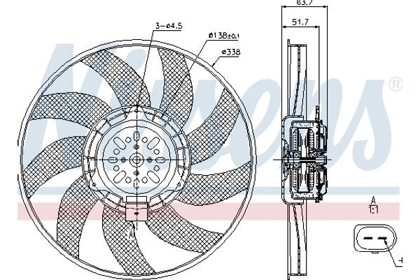 Nissens Βεντιλατέρ, Ψύξη Κινητήρα - 85727