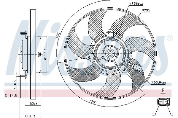 Nissens Βεντιλατέρ, Ψύξη Κινητήρα - 85733