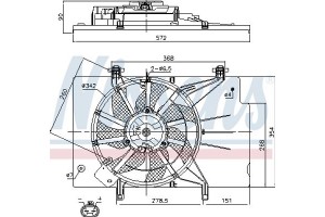 Nissens Βεντιλατέρ, Ψύξη Κινητήρα - 85768