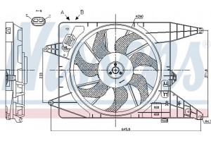 Nissens Βεντιλατέρ, Ψύξη Κινητήρα - 85890