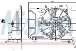 Nissens Βεντιλατέρ, Ψύξη Κινητήρα - 85941