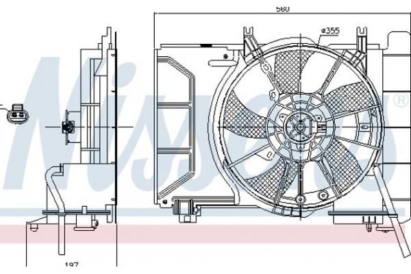Nissens Βεντιλατέρ, Ψύξη Κινητήρα - 85941