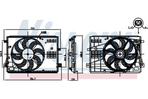 Nissens Βεντιλατέρ, Ψύξη Κινητήρα - 850007