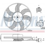 Nissens Βεντιλατέρ, Ψύξη Κινητήρα - 850020