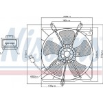Nissens Βεντιλατέρ, Ψύξη Κινητήρα - 85012