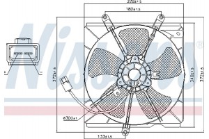 Nissens Βεντιλατέρ, Ψύξη Κινητήρα - 85012