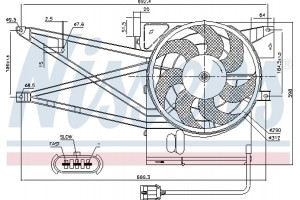 Nissens Βεντιλατέρ, Ψύξη Κινητήρα - 85017