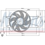 Nissens Βεντιλατέρ, Ψύξη Κινητήρα - 85029