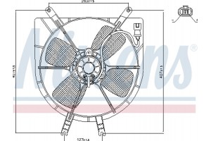 Nissens Βεντιλατέρ, Ψύξη Κινητήρα - 85043