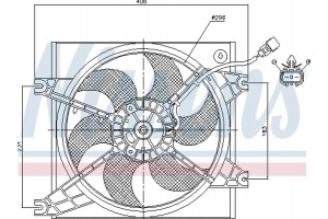 Nissens Βεντιλατέρ, Ψύξη Κινητήρα - 85085