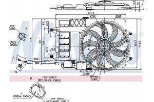 Nissens Βεντιλατέρ, Ψύξη Κινητήρα - 85124