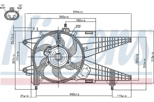 Nissens Βεντιλατέρ, Ψύξη Κινητήρα - 85137