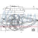 Nissens Βεντιλατέρ, Ψύξη Κινητήρα - 85150