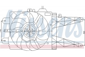 Nissens Βεντιλατέρ, Ψύξη Κινητήρα - 85158