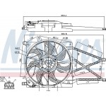 Nissens Βεντιλατέρ, Ψύξη Κινητήρα - 85179