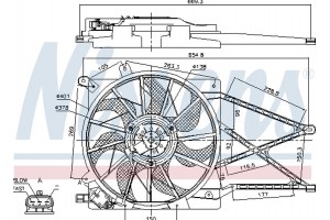 Nissens Βεντιλατέρ, Ψύξη Κινητήρα - 85179