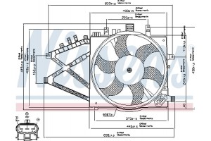 Nissens Βεντιλατέρ, Ψύξη Κινητήρα - 85190
