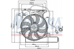 Nissens Βεντιλατέρ, Ψύξη Κινητήρα - 85202
