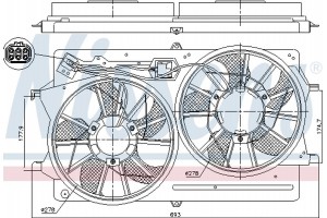 Nissens Βεντιλατέρ, Ψύξη Κινητήρα - 85214