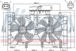 Nissens Βεντιλατέρ, Ψύξη Κινητήρα - 85221