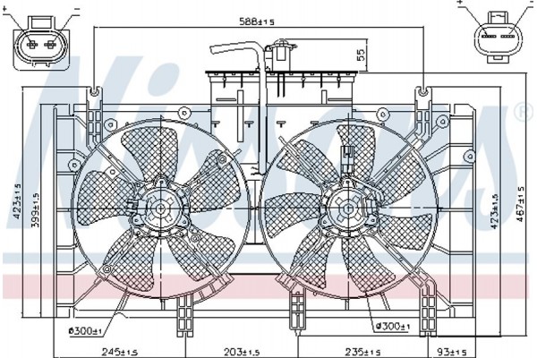 Nissens Βεντιλατέρ, Ψύξη Κινητήρα - 85221