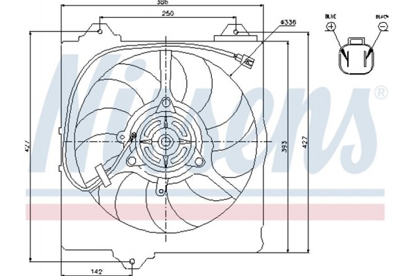 Nissens Βεντιλατέρ, Ψύξη Κινητήρα - 85242