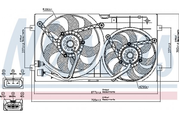 Nissens Βεντιλατέρ, Ψύξη Κινητήρα - 85250