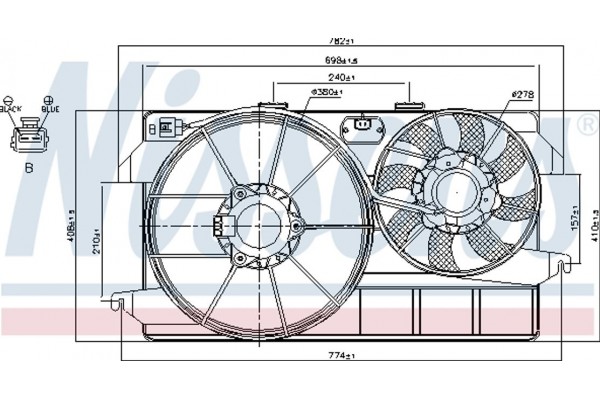 Nissens Βεντιλατέρ, Ψύξη Κινητήρα - 85264