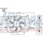 Nissens Βεντιλατέρ, Ψύξη Κινητήρα - 85342
