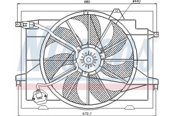 Nissens Βεντιλατέρ, Ψύξη Κινητήρα - 85366