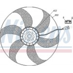 Nissens Βεντιλατέρ, Ψύξη Κινητήρα - 85403