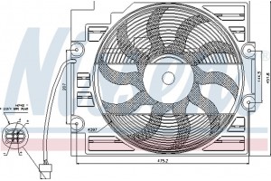 Nissens Βεντιλατέρ, Ψύξη Κινητήρα - 85421