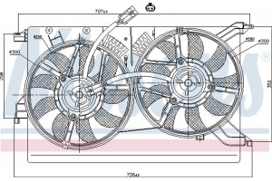 Nissens Βεντιλατέρ, Ψύξη Κινητήρα - 85523