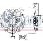 Nissens Βεντιλατέρ, Ψύξη Κινητήρα - 85541