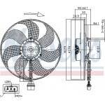 Nissens Βεντιλατέρ, Ψύξη Κινητήρα - 85544